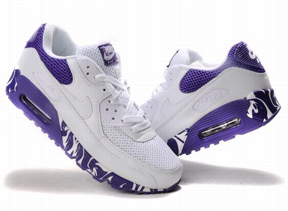 Nike Air Max Shoes Womens White/Purple Online